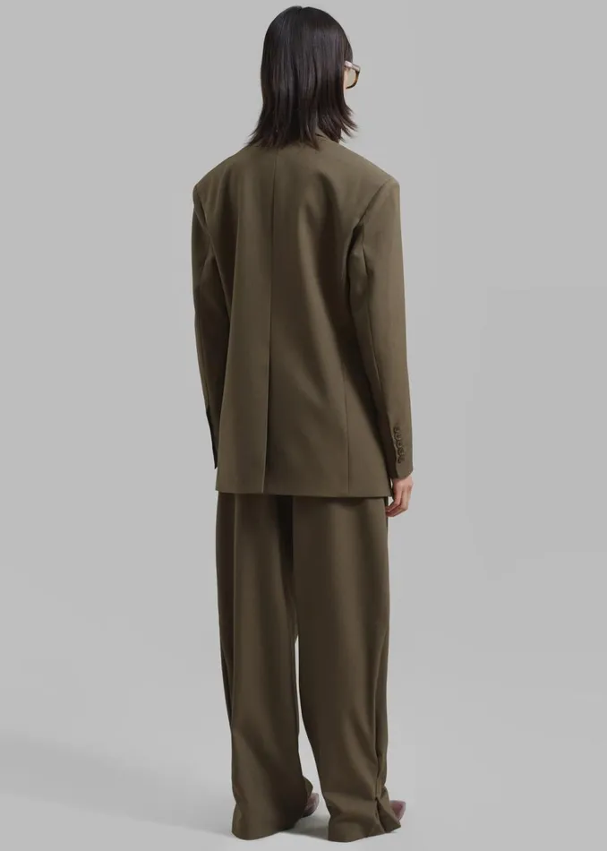 Women The Frankie Shop Outerwear Amara Blazer Khaki