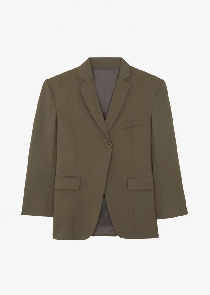 Women The Frankie Shop Outerwear Amara Blazer Khaki