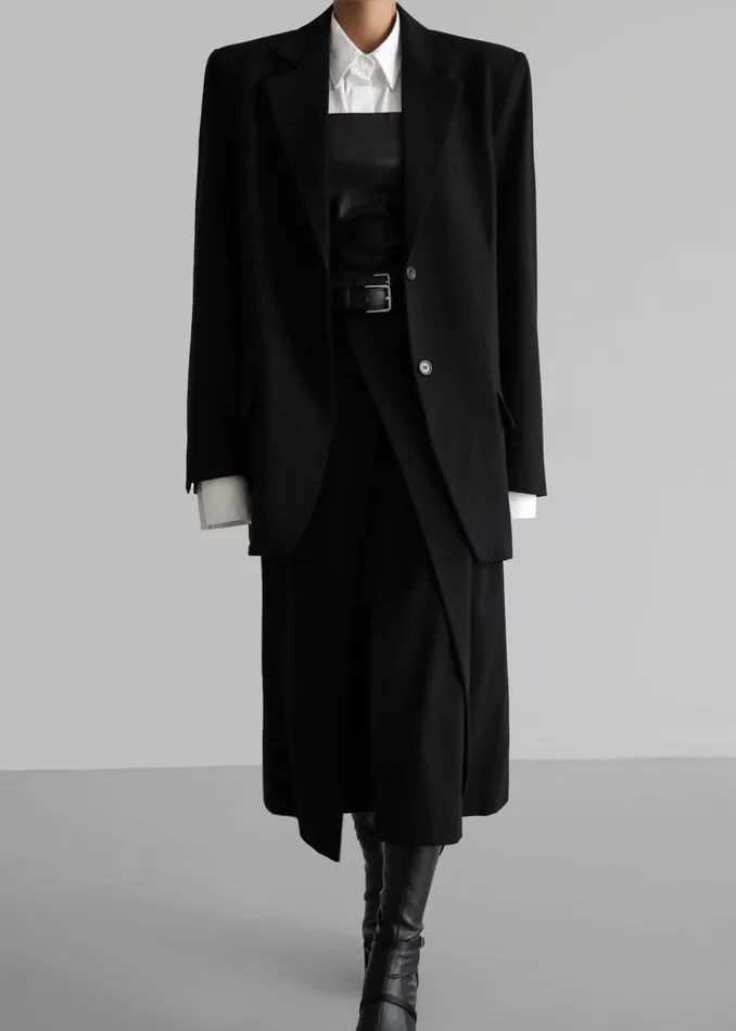 Women The Frankie Shop Outerwear Andy Blazer Black