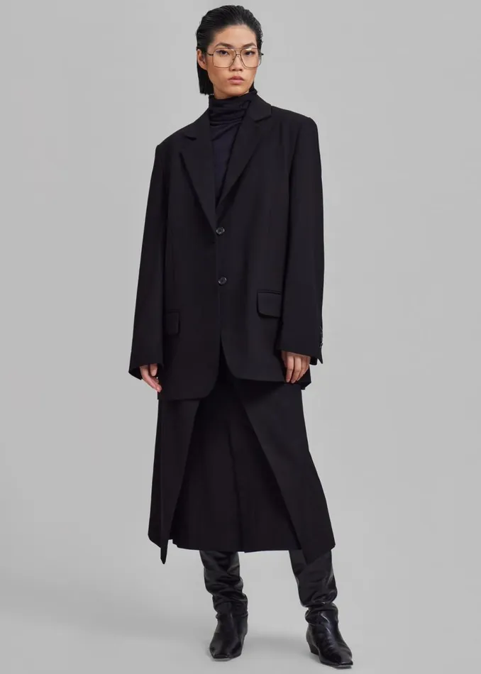 Women The Frankie Shop Outerwear Andy Blazer Black