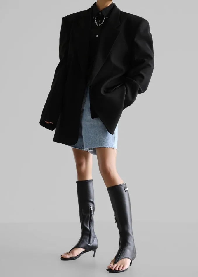 Women The Frankie Shop Outerwear Andy Blazer Black