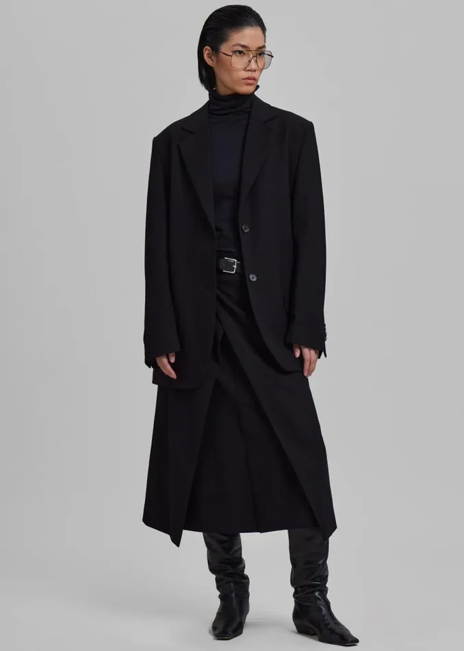 Women The Frankie Shop Outerwear Andy Blazer Black