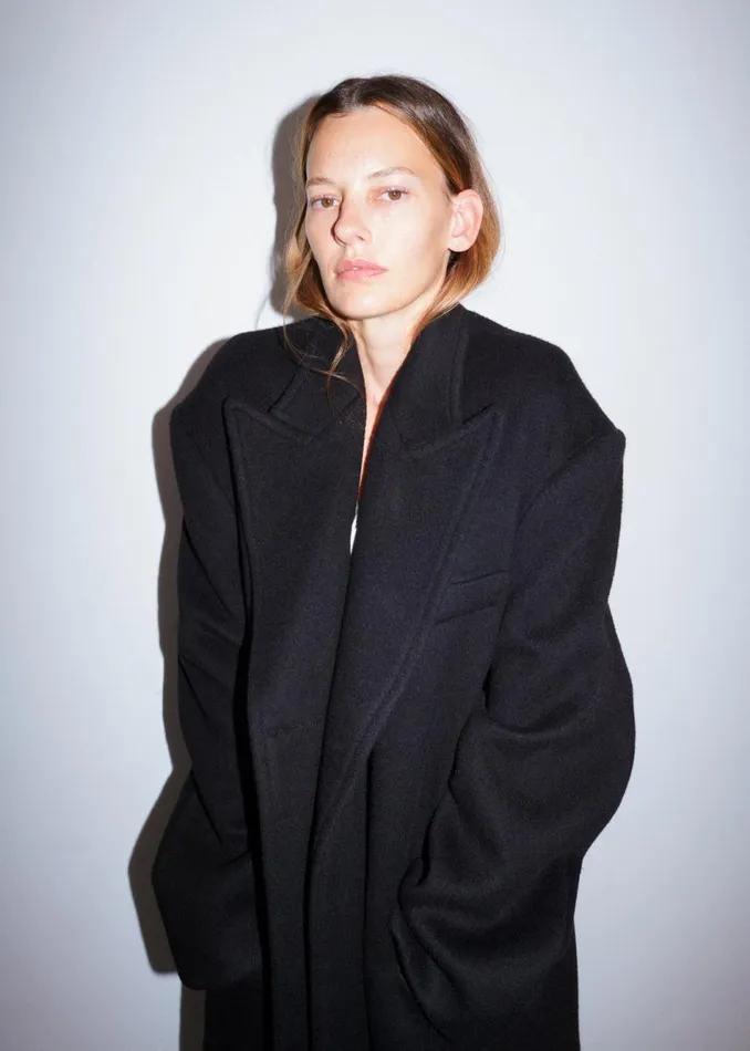 Women The Frankie Shop Outerwear Anya Oversized Coat Black