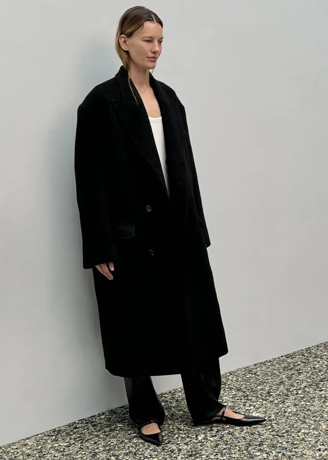 Women The Frankie Shop Outerwear Anya Oversized Coat Black