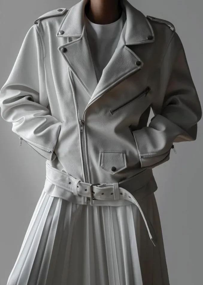 Women The Frankie Shop Outerwear Aria Faux Leather Jacket White