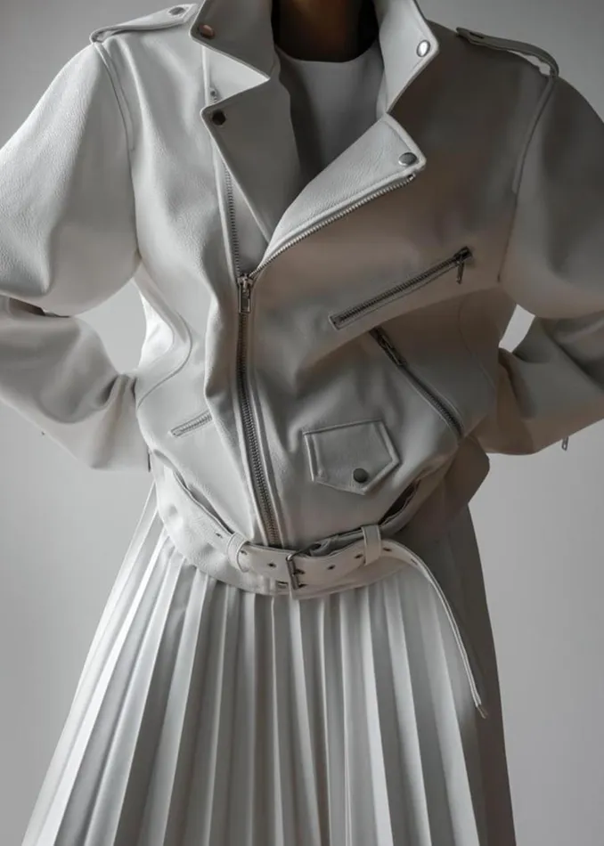 Women The Frankie Shop Outerwear Aria Faux Leather Jacket White