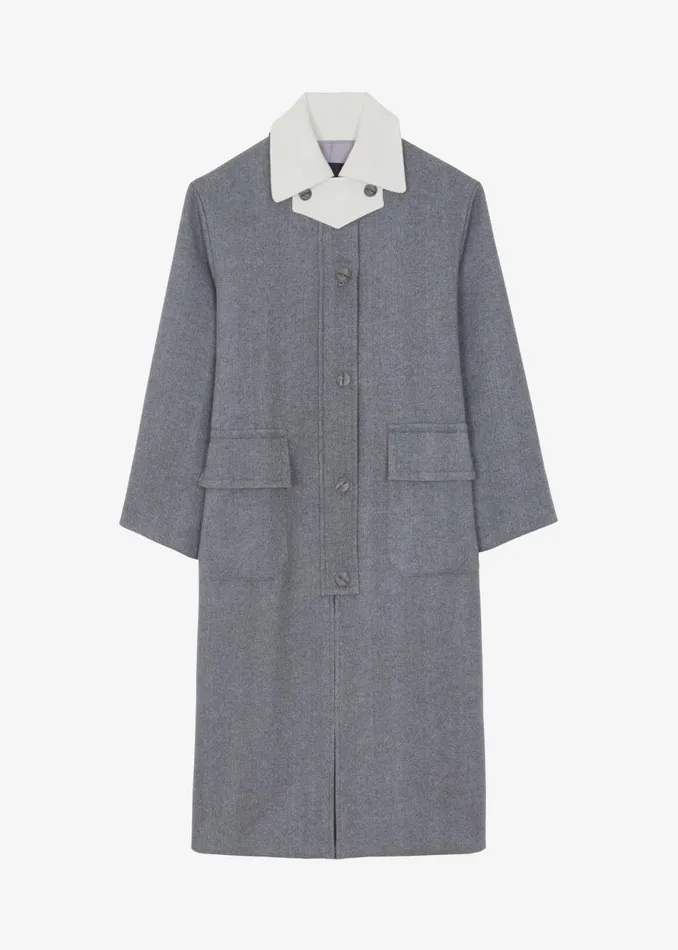 Women The Frankie Shop Outerwear Ariana Coat Grey