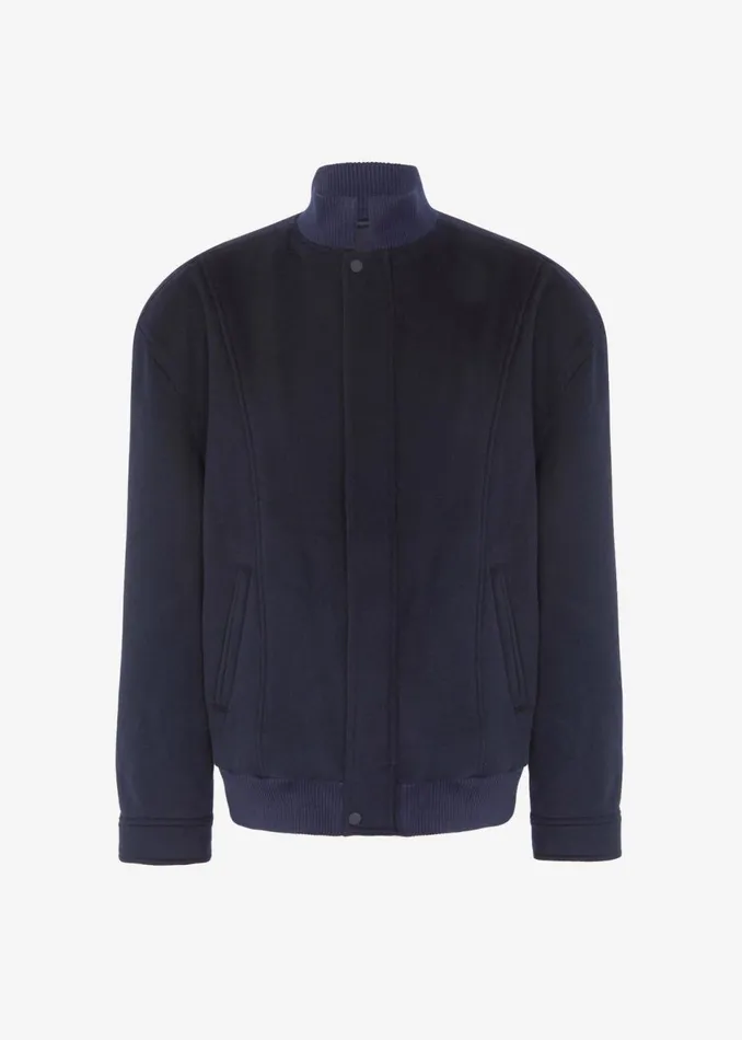 Women The Frankie Shop Outerwear Arley Oversized Bomber Navy