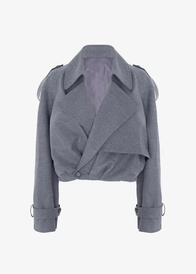 Women The Frankie Shop Outerwear Austen Jacket Grey