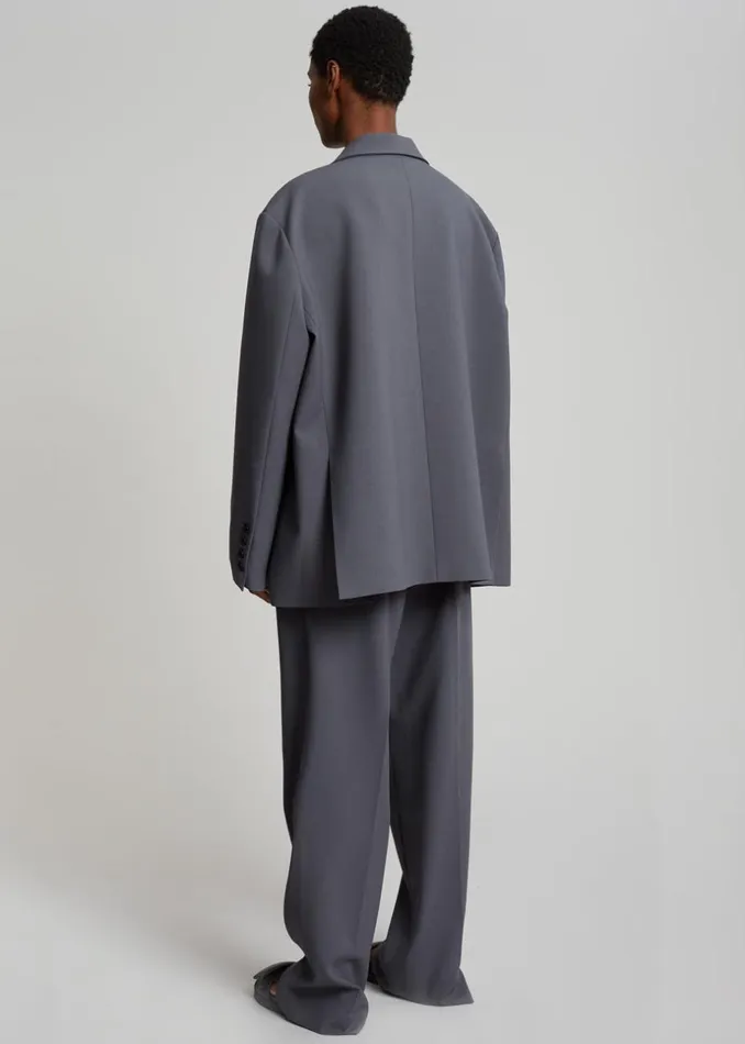 Women The Frankie Shop Outerwear Bea Blazer Charcoal