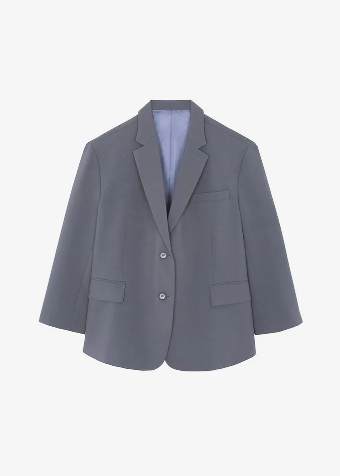 Women The Frankie Shop Outerwear Bea Blazer Charcoal