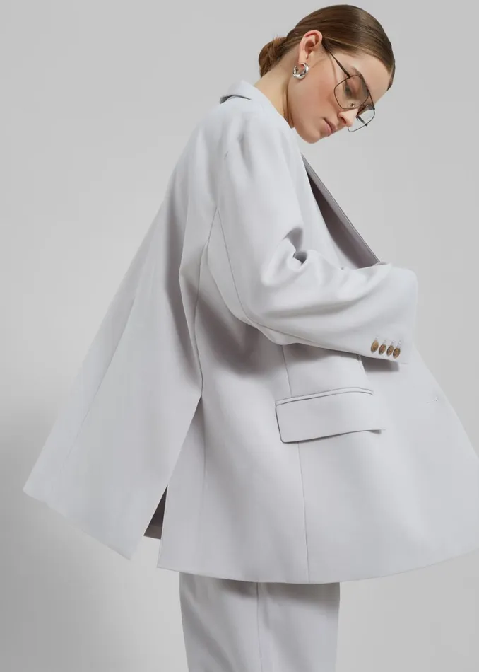 Women The Frankie Shop Outerwear Bea Blazer Grey