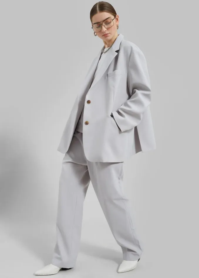 Women The Frankie Shop Outerwear Bea Blazer Grey