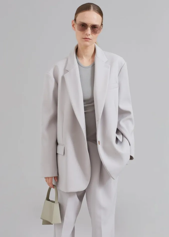 Women The Frankie Shop Outerwear Bea Blazer Grey