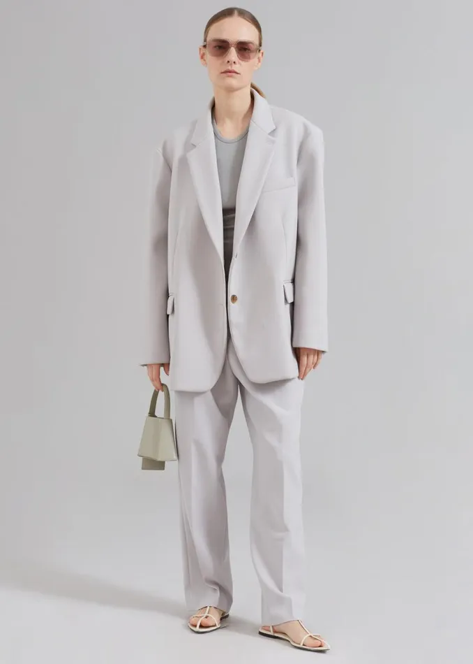 Women The Frankie Shop Outerwear Bea Blazer Grey
