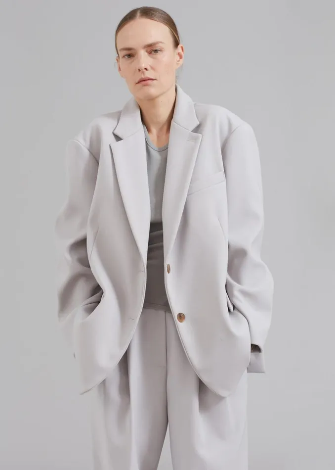 Women The Frankie Shop Outerwear Bea Blazer Grey