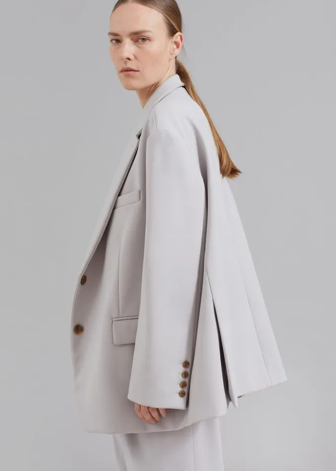 Women The Frankie Shop Outerwear Bea Blazer Grey