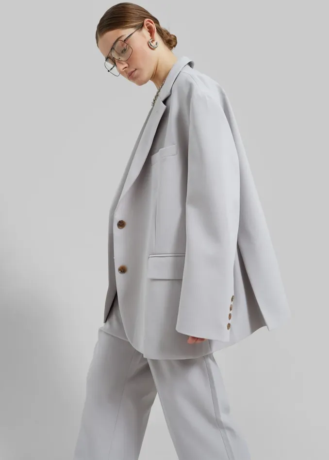 Women The Frankie Shop Outerwear Bea Blazer Grey