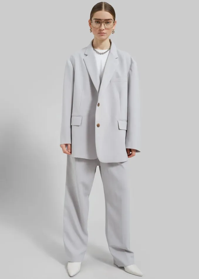 Women The Frankie Shop Outerwear Bea Blazer Grey