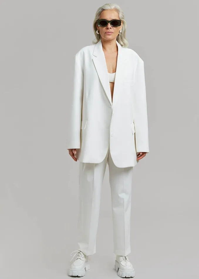 Women The Frankie Shop Outerwear Bea Blazer White