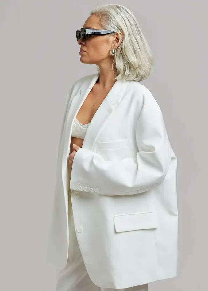 Women The Frankie Shop Outerwear Bea Blazer White