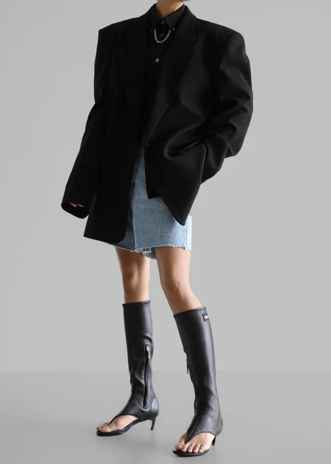 Women The Frankie Shop Outerwear Billie Oversized Blazer Black