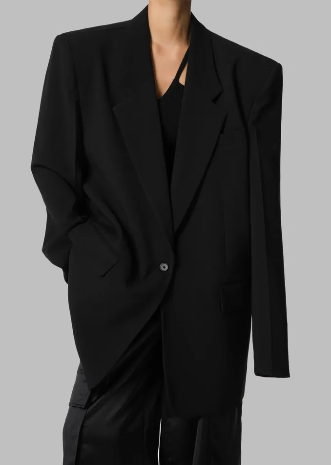 Women The Frankie Shop Outerwear Billie Oversized Blazer Black