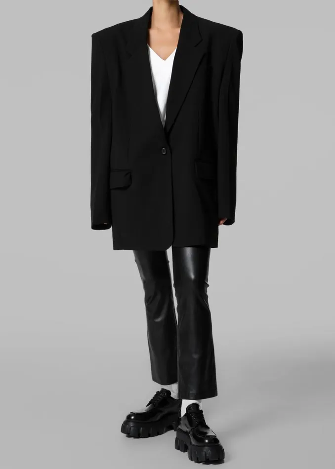 Women The Frankie Shop Outerwear Billie Oversized Blazer Black