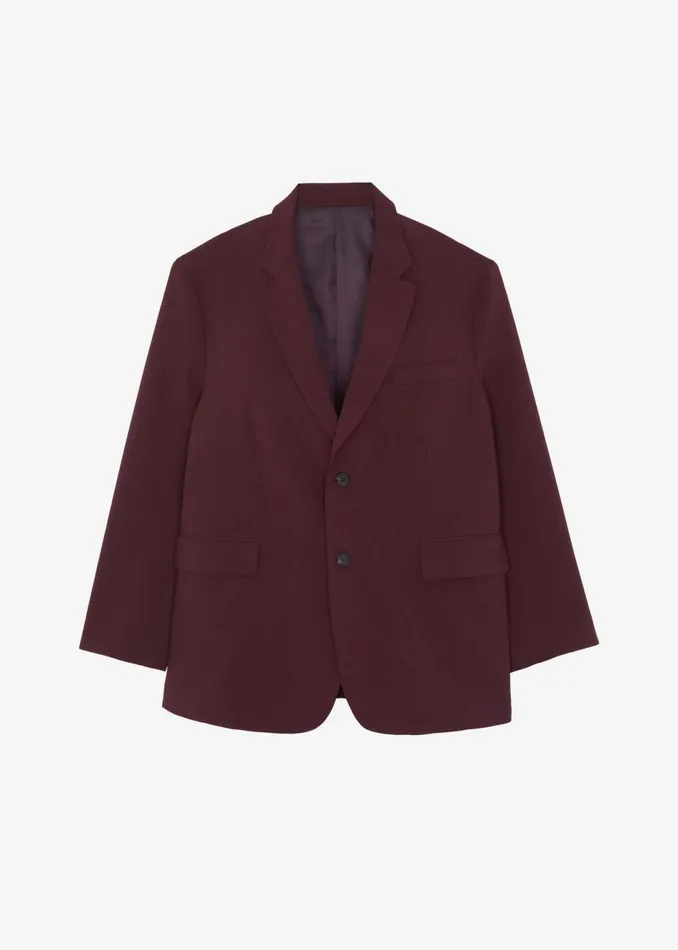 Women The Frankie Shop Outerwear Brooklyn Blazer Burgundy