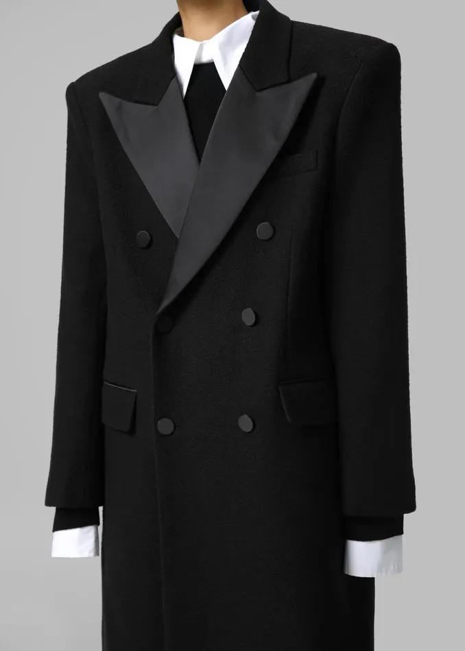 Women The Frankie Shop Outerwear Bryce Oversized Coat Black