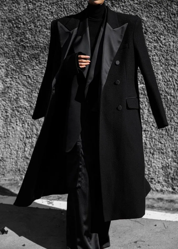 Women The Frankie Shop Outerwear Bryce Oversized Coat Black