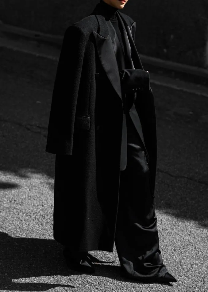 Women The Frankie Shop Outerwear Bryce Oversized Coat Black