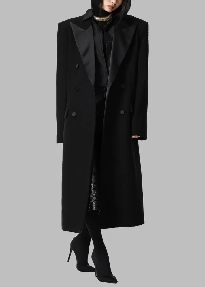 Women The Frankie Shop Outerwear Bryce Oversized Coat Black