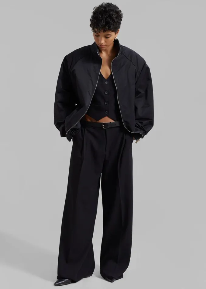 Women The Frankie Shop Outerwear Carlisle Light Jacket Black