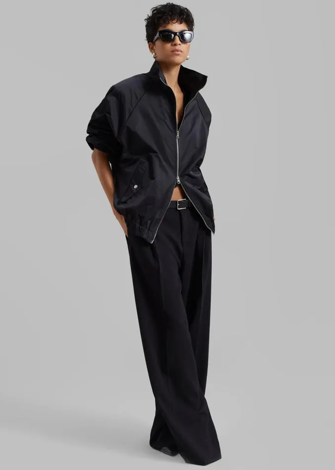 Women The Frankie Shop Outerwear Carlisle Light Jacket Black
