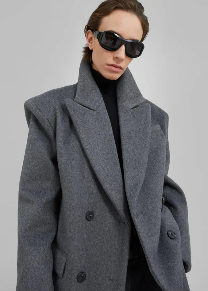 Women The Frankie Shop Outerwear Celia Blazer Grey
