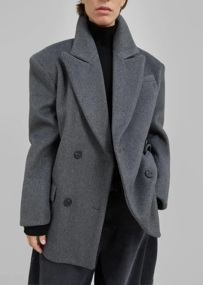 Women The Frankie Shop Outerwear Celia Blazer Grey