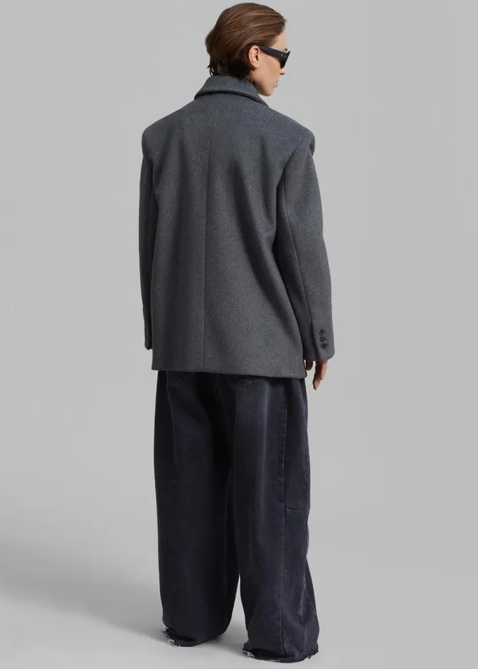 Women The Frankie Shop Outerwear Celia Blazer Grey