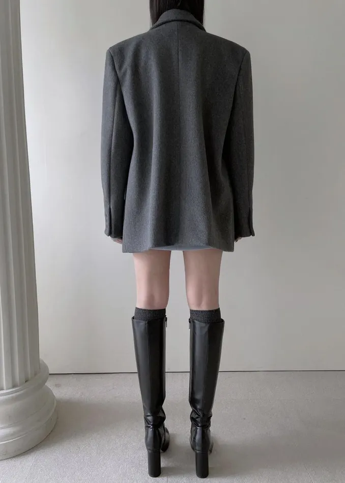 Women The Frankie Shop Outerwear Celia Blazer Grey