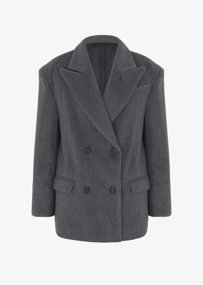 Women The Frankie Shop Outerwear Celia Blazer Grey