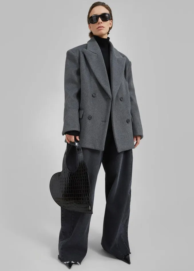 Women The Frankie Shop Outerwear Celia Blazer Grey