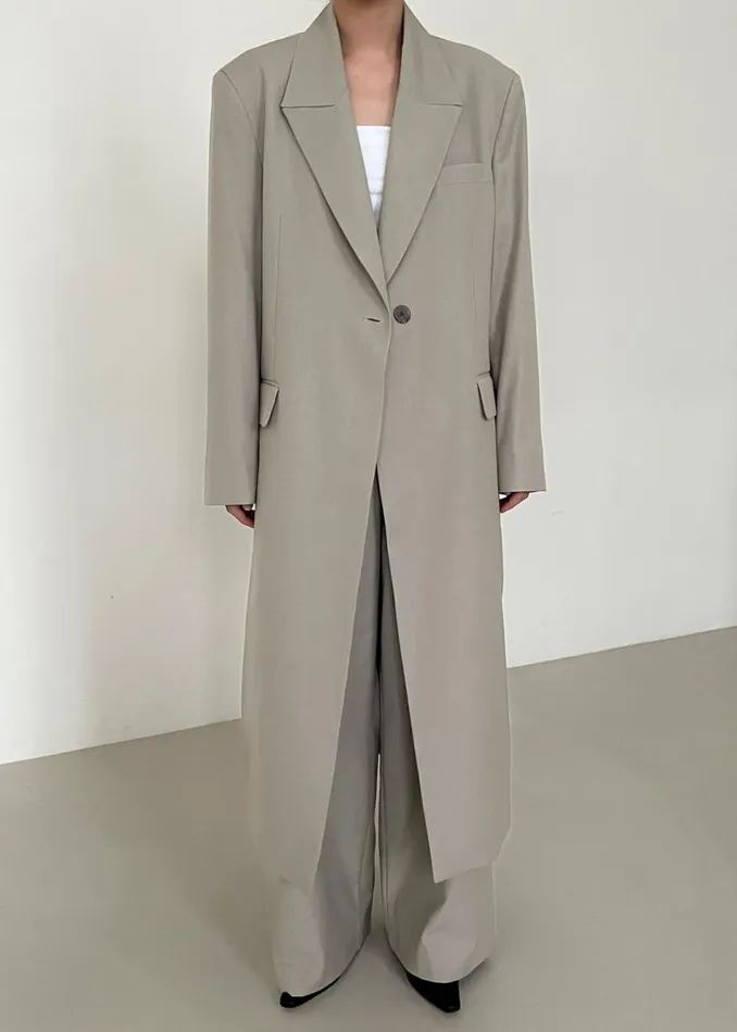 Women The Frankie Shop Outerwear Charlotte Overcoat Beige