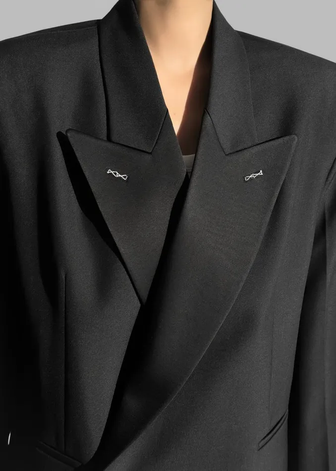 Women The Frankie Shop Outerwear Cheyenne Padded Blazer Black