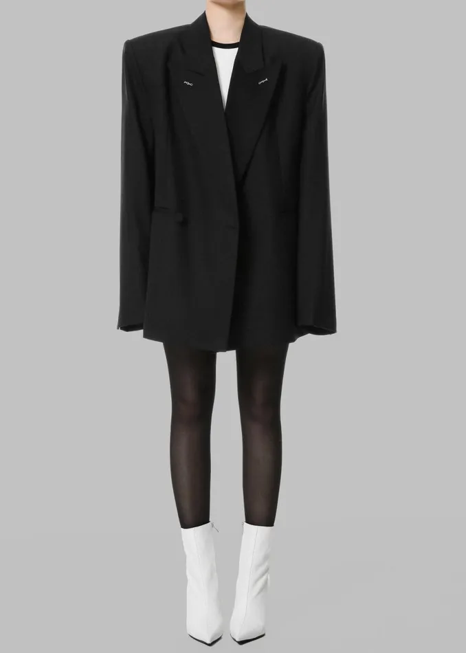 Women The Frankie Shop Outerwear Cheyenne Padded Blazer Black