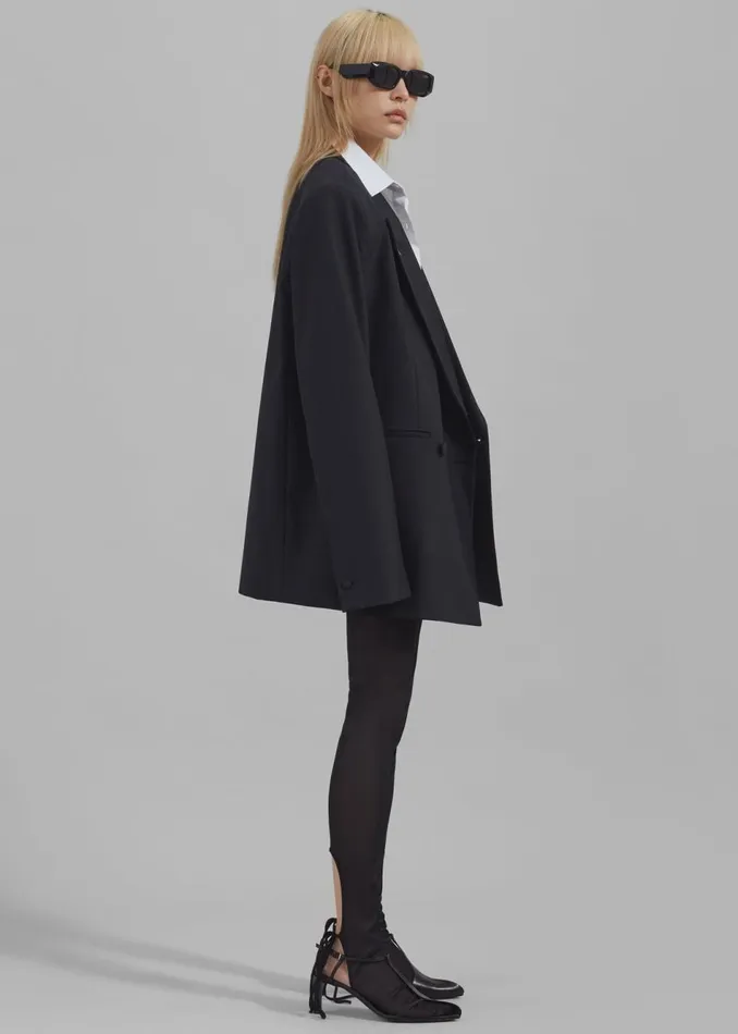 Women The Frankie Shop Outerwear Cheyenne Padded Blazer Black