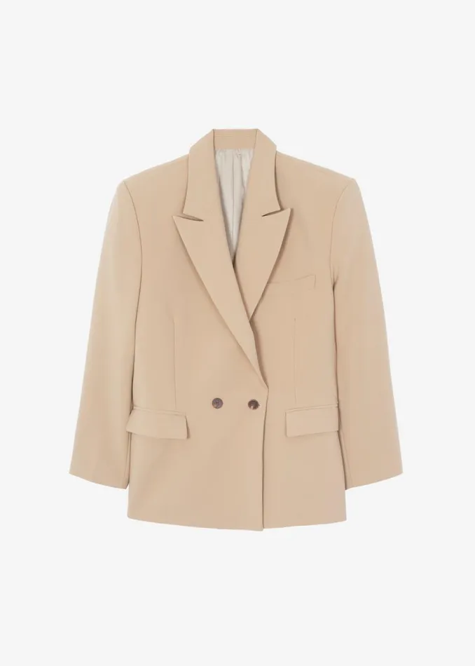 Women The Frankie Shop Outerwear Corrin Blazer Beige