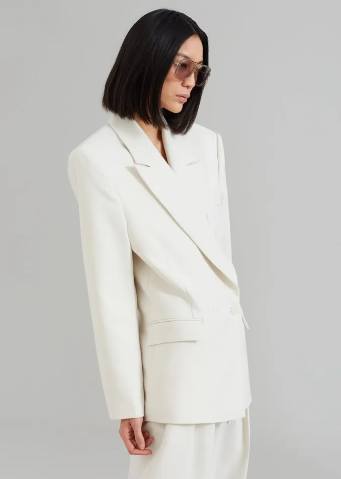 Women The Frankie Shop Outerwear Corrin Blazer Ivory