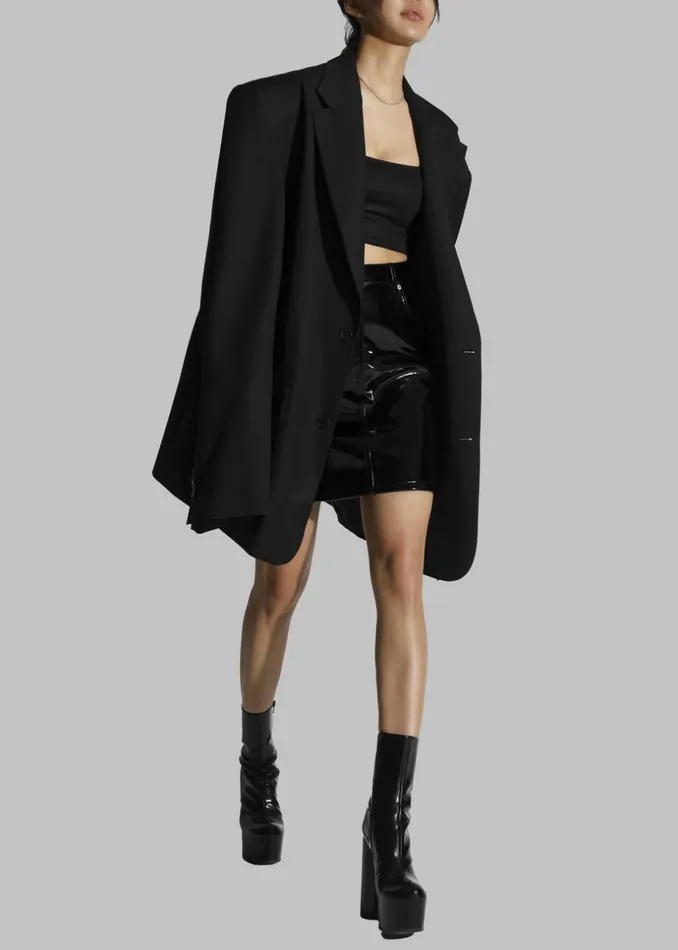 Women The Frankie Shop Outerwear Dee Maxi Oversized Blazer Black