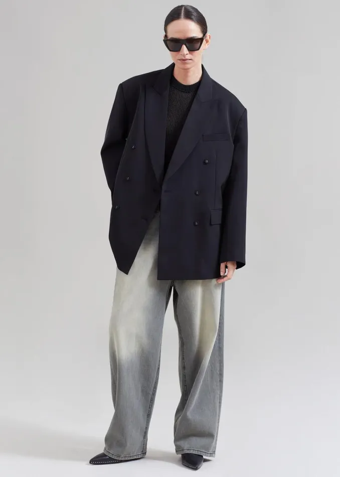 Women The Frankie Shop Outerwear Demi Blazer Black