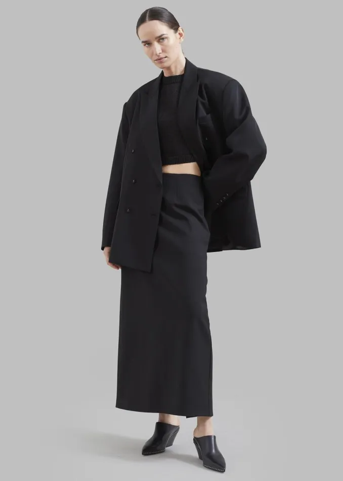 Women The Frankie Shop Outerwear Demi Blazer Black